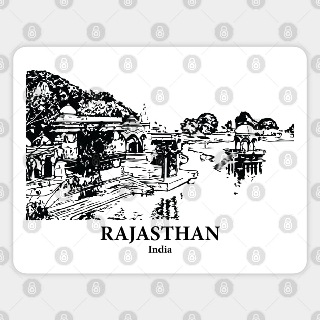 Rajasthan - India Magnet by Lakeric